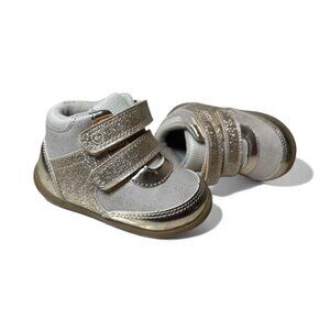 Stride Rite Bennett First Walker Bootie Infant Toddler Shoes Size 3 Soft Motion